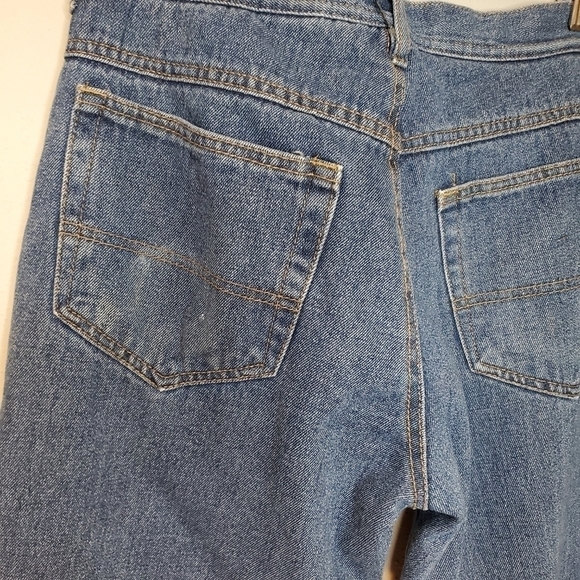 Men's 32 by 32 Black Lined Jeans - Picture 8 of 11